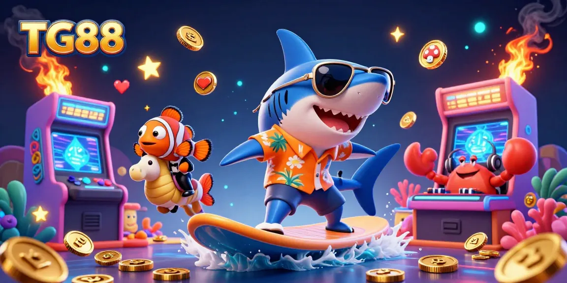 Experience thrilling gameplay at TG88 with vibrant characters and dynamic casino action.