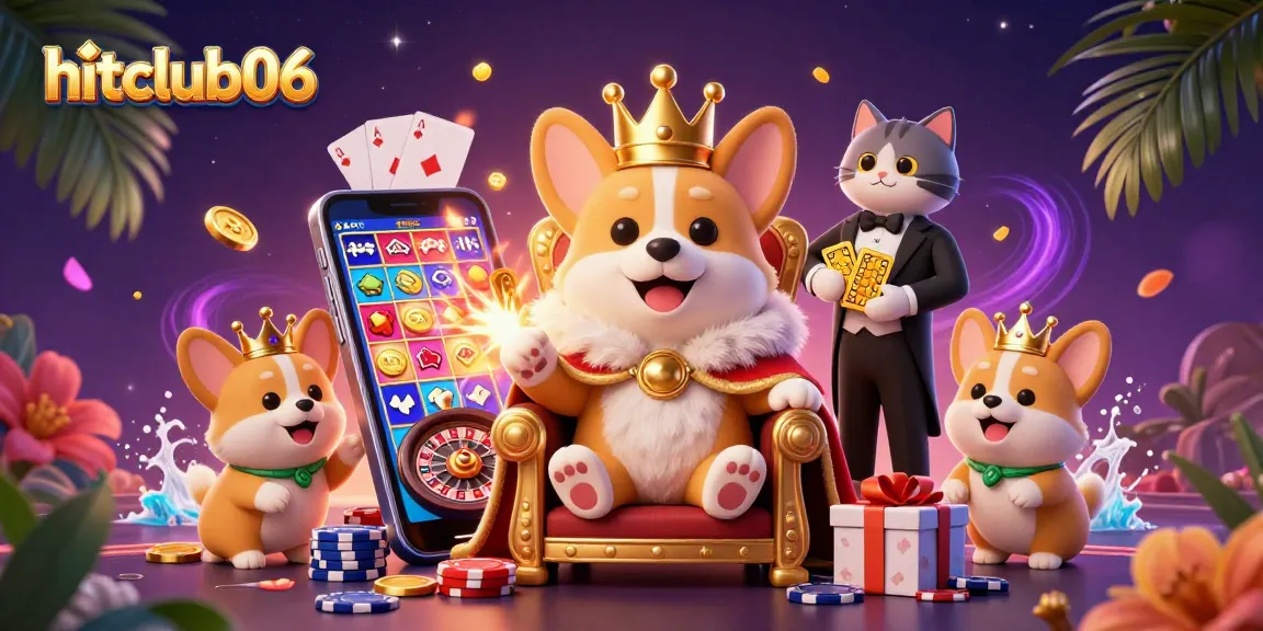 Engage in exciting gameplay at hitclub06, showcasing a vibrant casino scene with dynamic game elements.