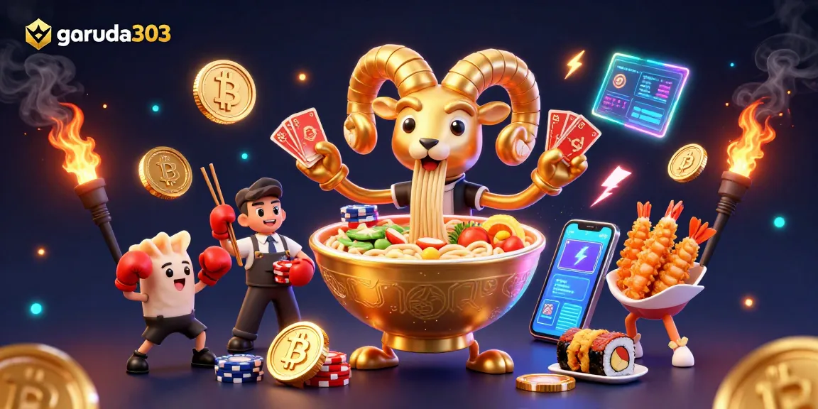 Experience winning strategies at garuda303 with dynamic 3D characters engaged in online gambling.