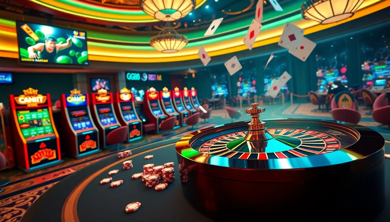 Experience thrilling online gambling at https://gg88.ltd/ with vibrant slot machines and engaging casino actions.