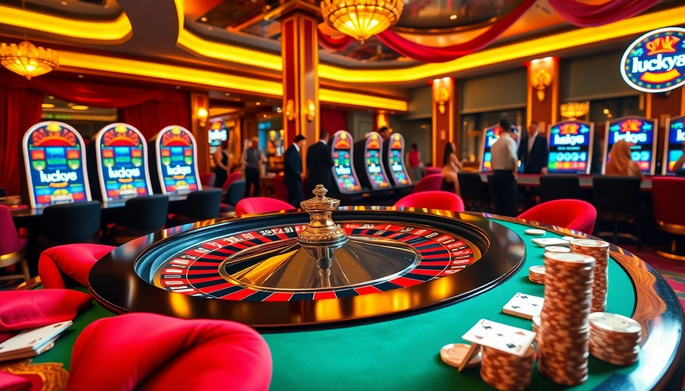 Experience thrilling gameplay at the link lucky88 casino with vibrant roulette and poker action.