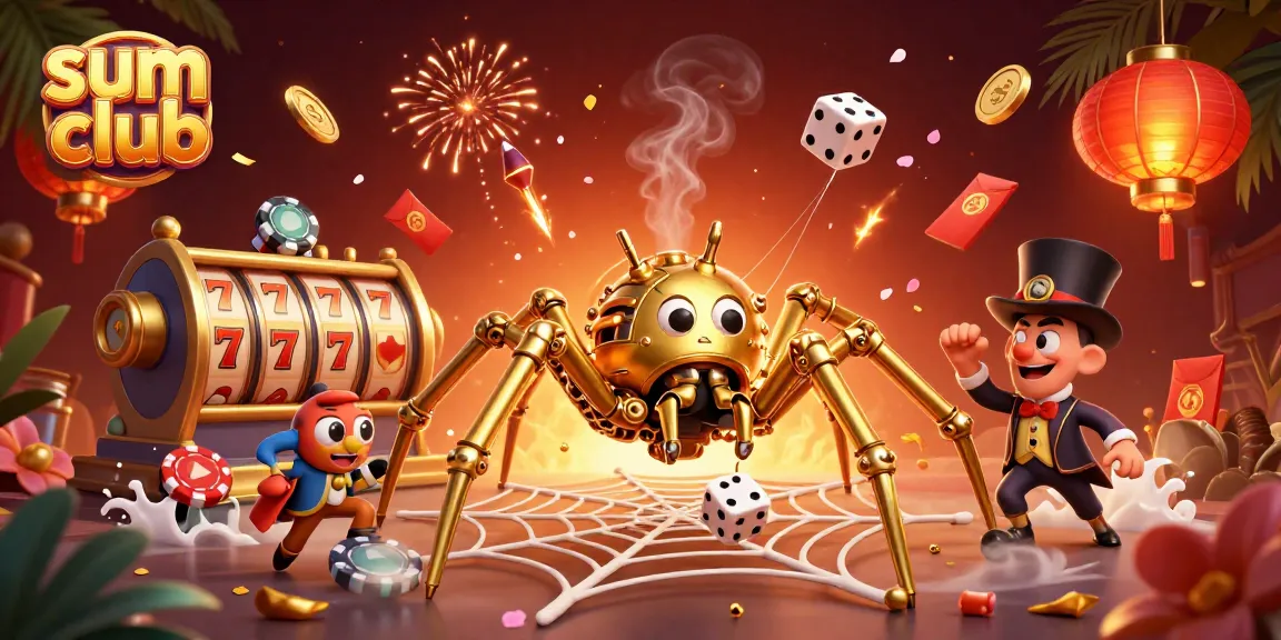 Engage in thrilling gameplay at sum club with steampunk characters and vibrant casino elements.