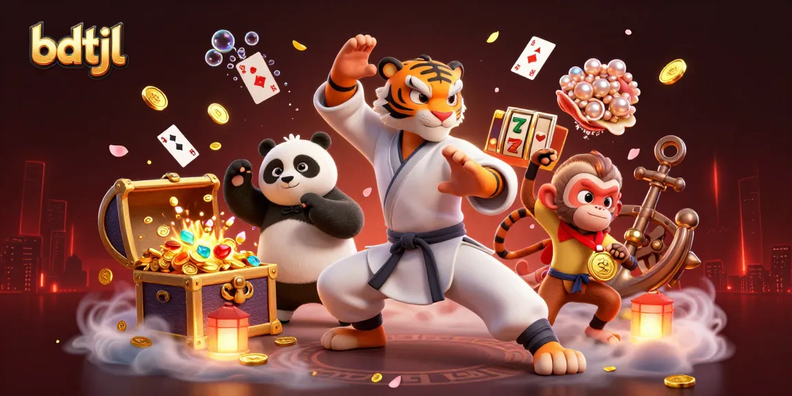 Engage in thrilling slots with bdtjl depicted in a vibrant 3D illustration showcasing exciting game elements.
