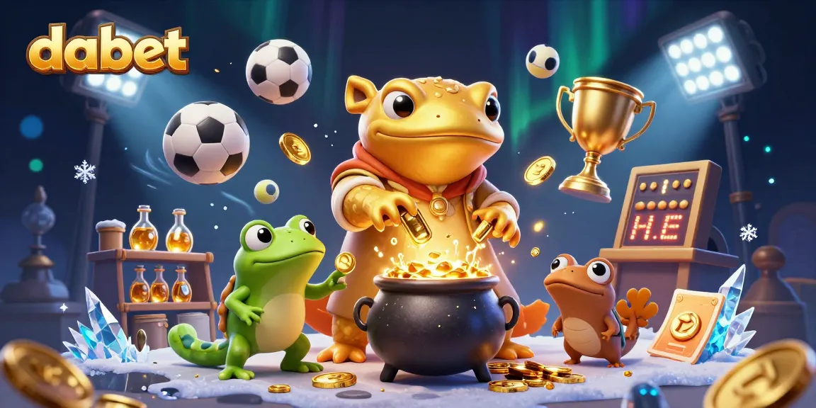 Dabet invites you to witness magical transformations in gaming with an alchemist turning metals into gold coins.