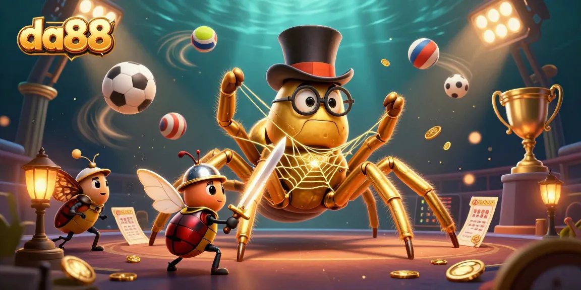 Enter the vibrant world of da88, where golden tarantulas and beetle knights create remarkable casino magic.
