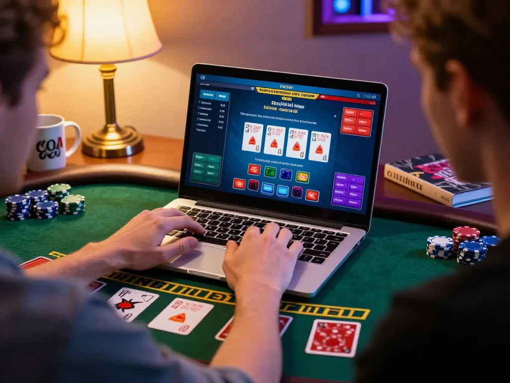 Experience the thrill of playing blackjack on 789win with a live dealer, showcasing strategic gameplay.