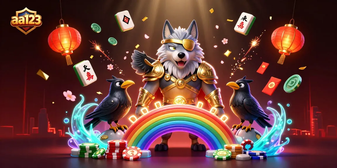 Experimente atividades de jogos emocionantes no aa123 com elementos vibrantes de cassino iluminando a cena.