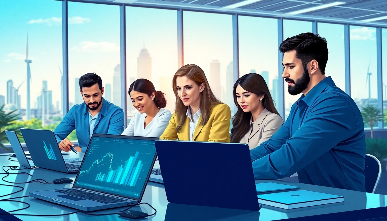 Illustration d'actualité de la finance décentralisée montrant collaboration et technologie.