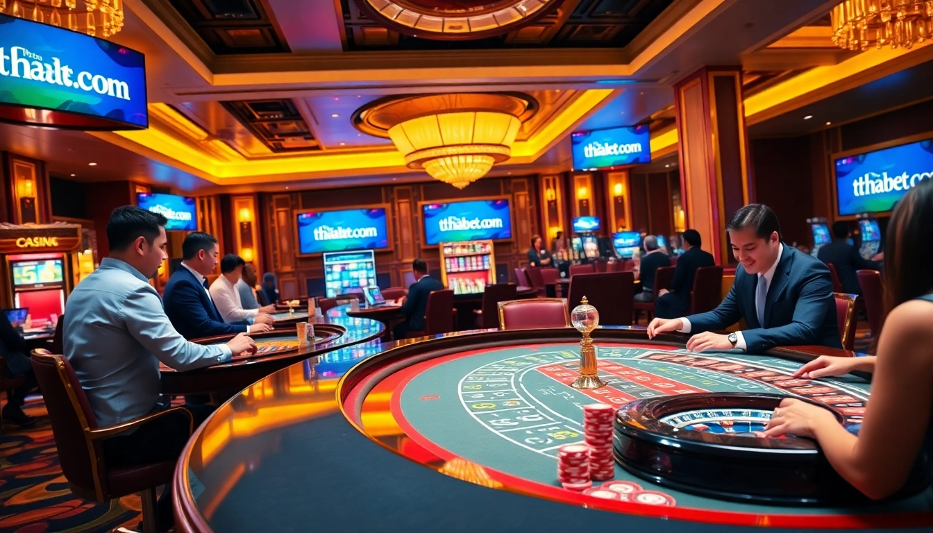 Experience luxury gambling at thabet.com with exciting casino games and professional dealers.