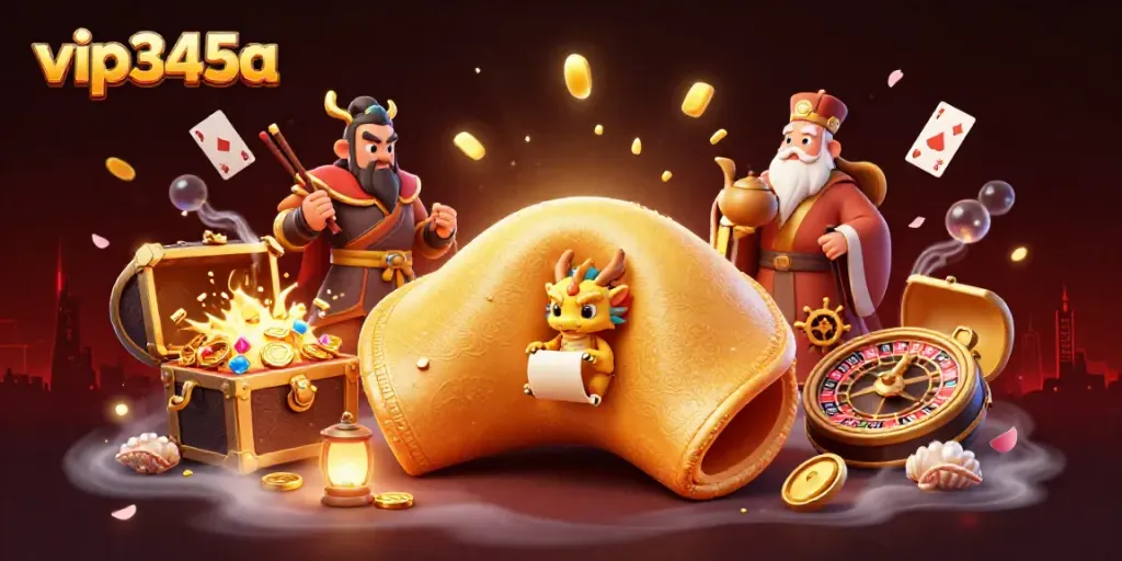 Spin fortune wheels and discover winnings at vip345a with an enchanting casino scene.