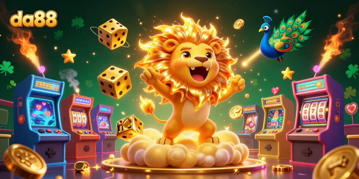 Experience thrilling wins at da88 with vibrant 3D casino elements and exciting game features