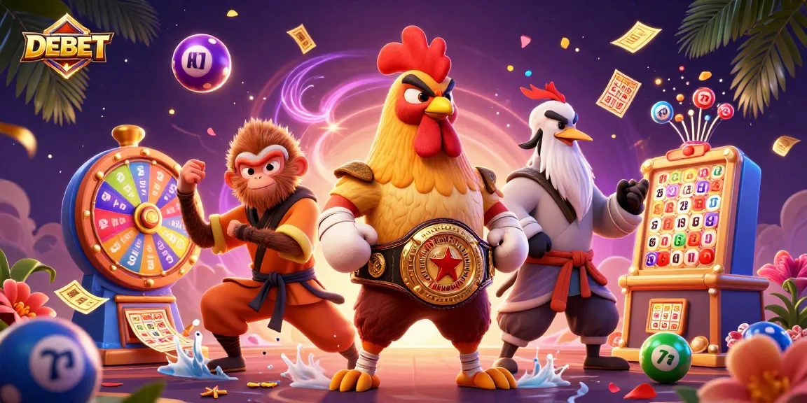 Engage with DEBET's vibrant lottery scene featuring dynamic games and exciting prizes.