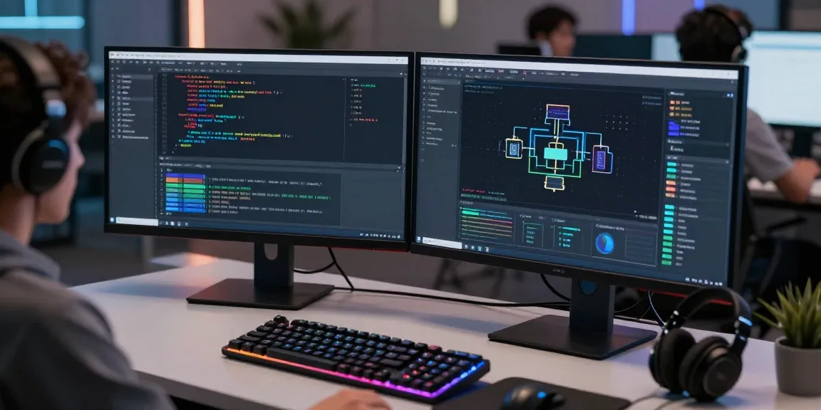 Go8net's innovative development workspace showcasing advanced software solutions and collaborative technology.