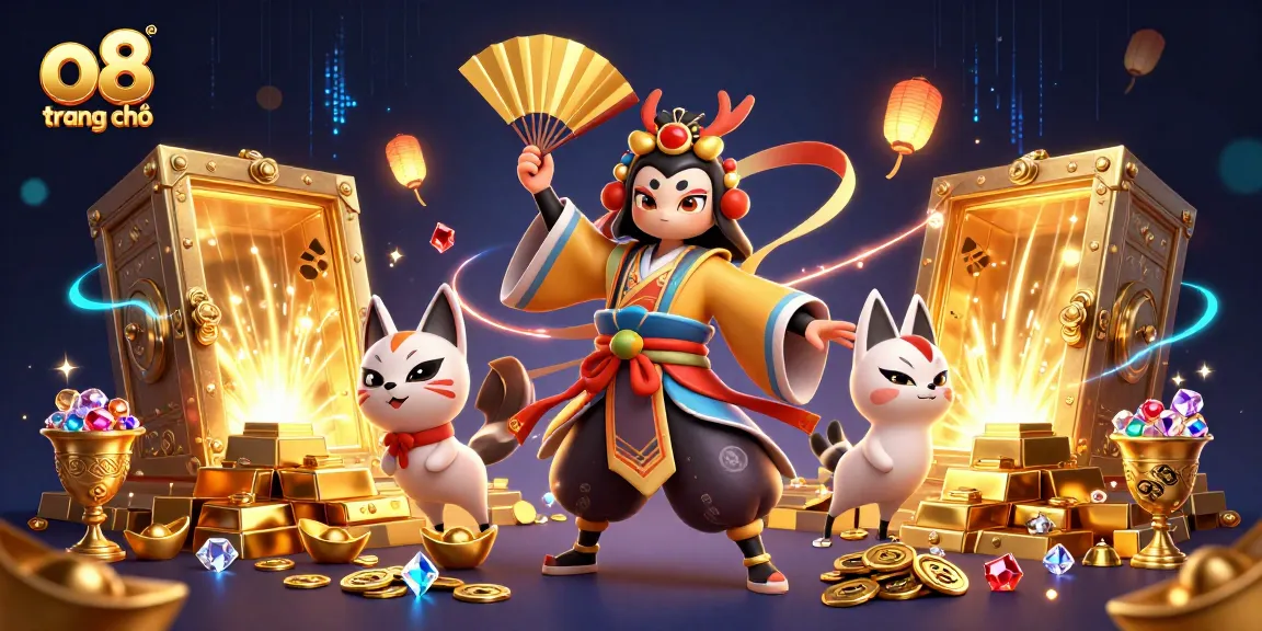 Experience thrilling wins at o8 trang chủ with a vibrant illustration showcasing casino excitement.
