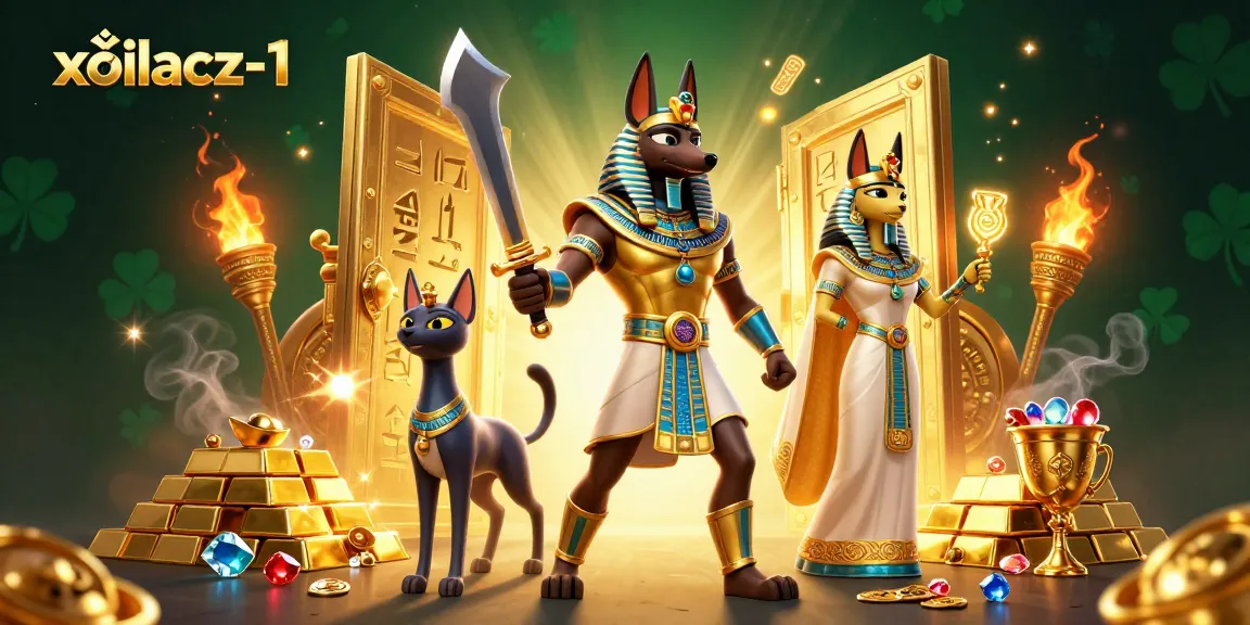 Xoilacz-1 offers thrilling sports betting insights while Anubis holds riches amidst gleaming jewels.