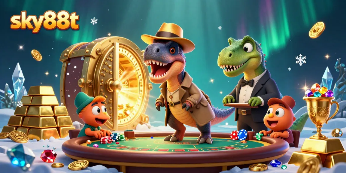 Experience thrilling gameplay at sky88t with vibrant characters and dynamic casino action.