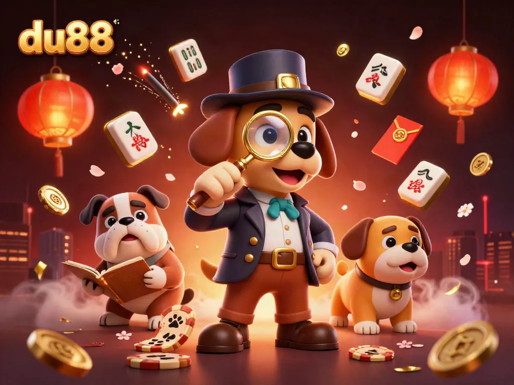 Experience the thrilling gaming action at du88 with colorful, vibrant casino elements and characters.
