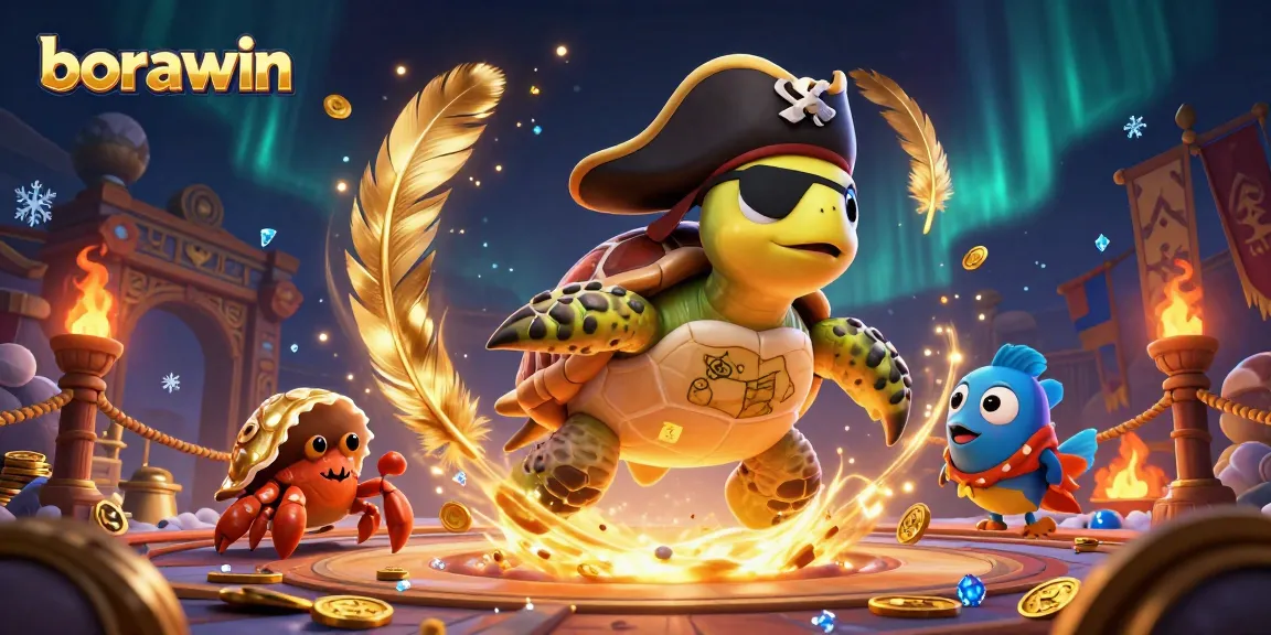 Aposte em jogos emocionantes com borawin em uma ilustração vibrante com tema de cassino subaquático.