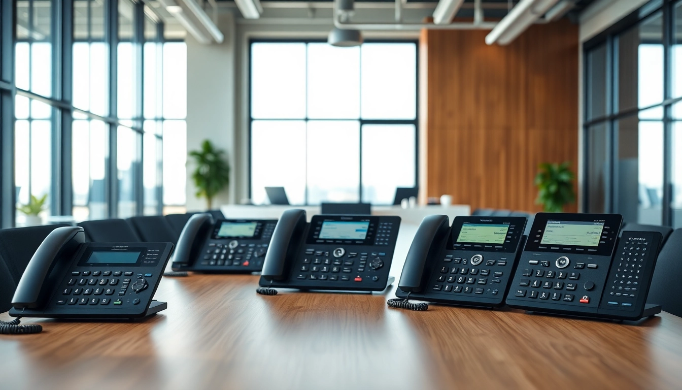 Compare effective business phone systems with an organized office layout.