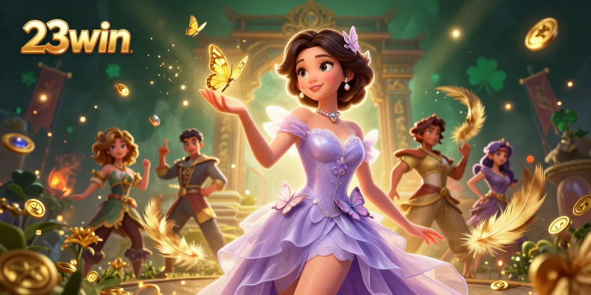 Experience exhilarating wins at 23win with Asian-themed casino magic in a vibrant, captivating illustration.