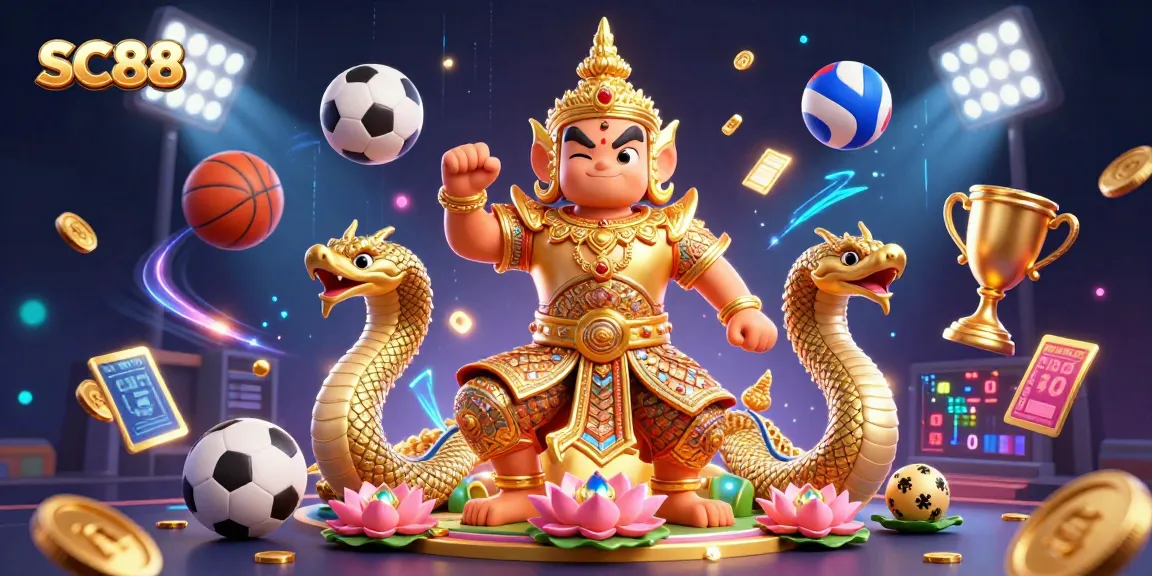 Experience thrilling gameplay with SC88, featuring vibrant characters and dynamic sports elements.