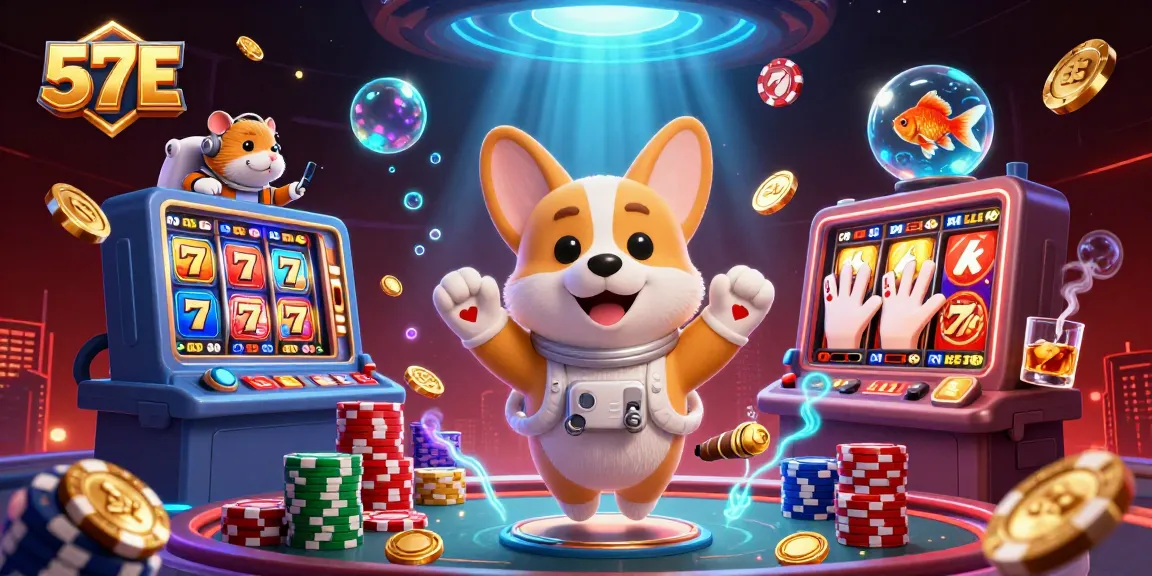 Experience immersive gaming at 57E with a vibrant casino scene and exciting rewards.