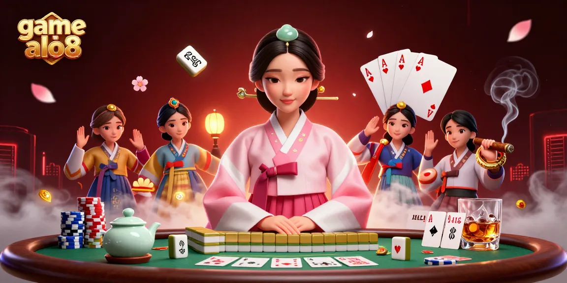 Experience the excitement of game alo8 with elegant characters and dynamic casino elements