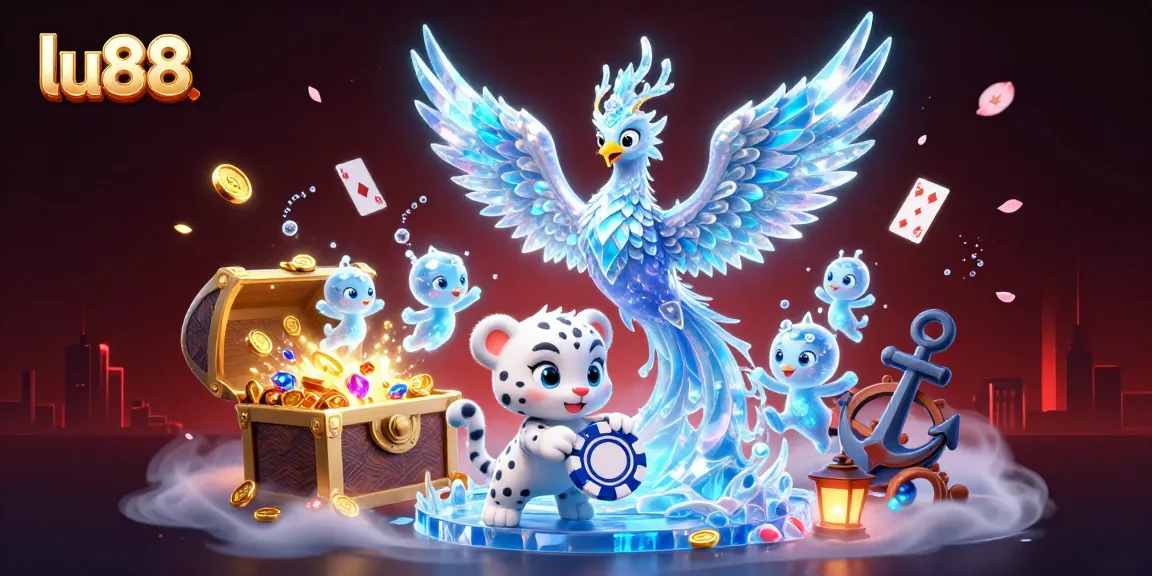 Experience thrilling gameplay at lu88 with vibrant 3D cartoon characters illuminating the online casino world.