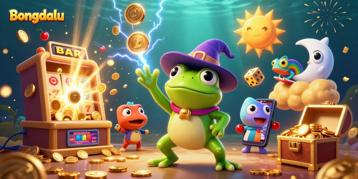 Experience Bongdalu as you catch the action of flying casino symbols and golden coins.