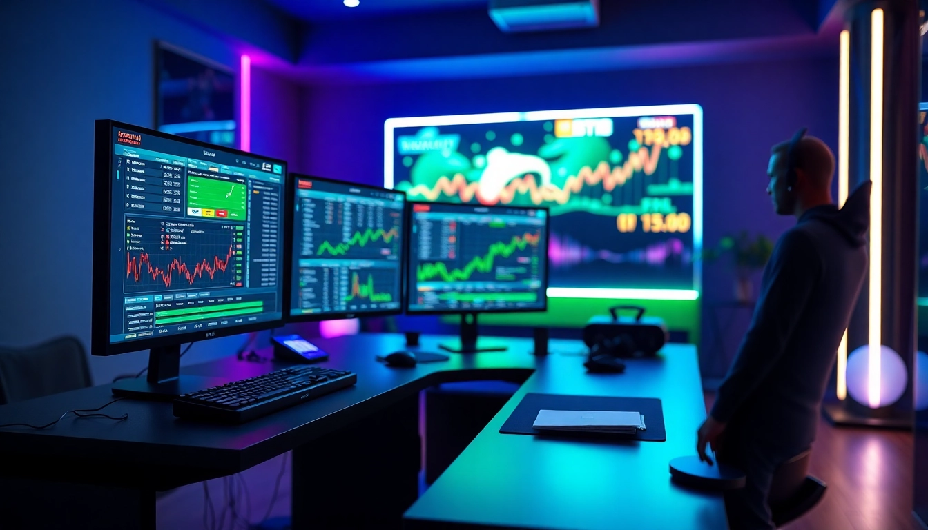 Experience exciting online betting services with ggwin on a professional gaming setup.