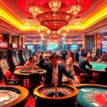 Experience thrilling wins at sunwin19.cn.com with vibrant casino gaming tables and excited players.