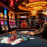 Experience thrilling gameplay at rikbet's vibrant casino with exciting slot machines and poker action.