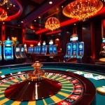 Experience the thrill of rr888 as players engage around a vibrant casino table.