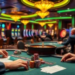 Players engaging at a luxurious casino table in L567, capturing the excitement of gambling.