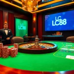 Experience the thrill of elite gambling at LC 88's luxurious casino tables.