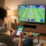 Place bets with the va88 app while enjoying live sports action at home.