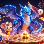 Win big at casino say88 with exciting slot machines, vibrant gaming elements, and electrifying characters.