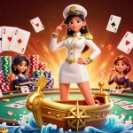 Experimente uma jogabilidade emocionante com a ilustração vibrante do cassino qq888, apresentando pôquer e ouro!