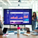 Instagramフォロワー購入を成功に導くためのマーケティングチームの活動シーン