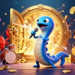 Iwinclub features a vibrant underwater casino scene with a DJ eel and lively gameplay elements.