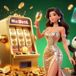 Experimente vitórias emocionantes no w6bet com uma impressionante cena de casino mostrando jackpots e elementos de cripto.