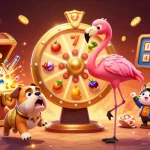 Join the excitement at 777WIN with our vibrant casino scene featuring gold coins and dynamic game elements!