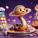 Experience the thrill of s666 casino with a cosmic roulette scene featuring betting astronaut mice and a golden jellyfish dealer.