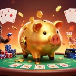 Engage with 3 BET's dynamic casino scene featuring playful characters amidst poker action.