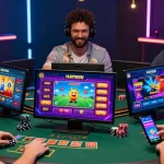 Players enjoying HAYWIN online gaming platform with vibrant games and dynamic environment.
