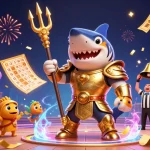 Experience the excitement of VU88 with dynamic lottery activities in a vibrant underwater scene.