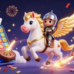 Experience thrilling wins at one88t with a vibrant 3D casino scene featuring games and excitement!