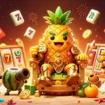Experience exciting gaming action with garuda303 in a vibrant casino scene featuring playful characters.