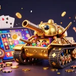 Experience the excitement with garuda303's vibrant online casino scene featuring a unique beetle tank.
