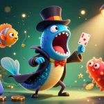 Experience the exciting adventures of five88ae with vibrant characters in a magical casino scene.